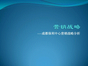 [精選]成都某地產(chǎn)中心營銷戰(zhàn)略研究(參考版)