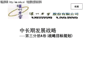 xx酒業(yè)中長期發(fā)展戰(zhàn)略（ppt85頁）(已修改)