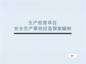 生產(chǎn)經(jīng)營(yíng)單位安全生產(chǎn)事故應(yīng)急預(yù)案編制-免費(fèi)閱讀