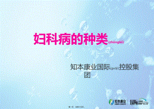 2022年醫(yī)學(xué)專題—婦科病的種類1(精)(完整版)