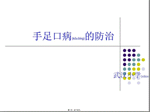 2022年醫(yī)學專題—手足口病的防治-武漢小學-在線瀏覽