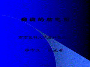 2022年醫(yī)學專題—癲癇的腦電圖-資料下載頁