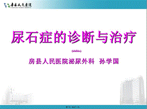 2022年醫(yī)學專題—尿石癥(修改版)[1]-資料下載頁
