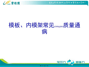 2022年醫(yī)學(xué)專題—模板及內(nèi)模架質(zhì)量通病(很好)(更新版)