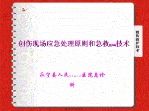2022年醫(yī)學專題—創(chuàng)傷處理原則-免費閱讀