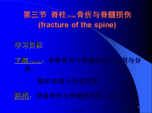 2022年醫(yī)學(xué)專題—脊柱骨折與脊髓損傷(存儲(chǔ)版)