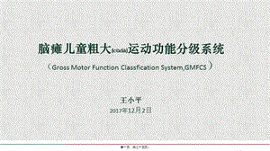 2022年醫(yī)學(xué)專題—腦癱兒童粗大運(yùn)動(dòng)功能分級(jí)系統(tǒng)-免費(fèi)閱讀