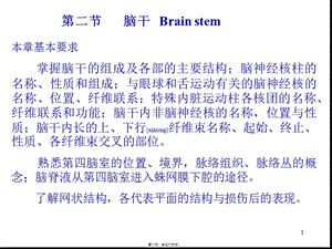 2022年醫(yī)學(xué)專題—腦干(留存版)