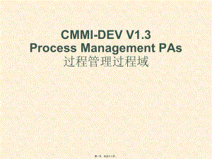cmmi-dev-v13-組織過程域-在線瀏覽