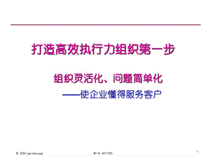02打造高效執(zhí)行力組織第一步(已修改)