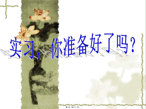 0915“實(shí)習(xí)-你準(zhǔn)備好了嗎”主題班會(存儲版)