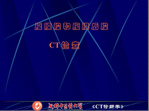 2022年醫(yī)學(xué)專題—腹膜腔、腹膜后ct檢查-文庫(kù)吧在線文庫(kù)