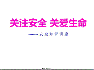 1月20日講稿定稿關(guān)注安全關(guān)愛(ài)生命(更新版)