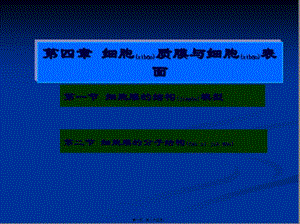 2022年醫(yī)學(xué)專題—第4章細(xì)胞膜-全文預(yù)覽