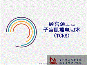2022年醫(yī)學(xué)專題—經(jīng)宮頸子宮肌瘤電切術(shù)(專業(yè)版)