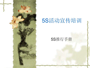 5s推行手冊(完整版)