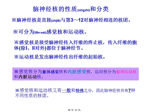 2022年醫(yī)學專題—腦神經(jīng)核的性質(zhì)(專業(yè)版)
