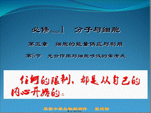 2022年醫(yī)學(xué)專題—第五章--第5節(jié)-光合作用與細(xì)胞呼吸的?？键c(diǎn)-wenkub.com