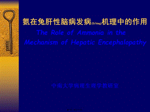 2022年醫(yī)學專題—肝性腦病-13級(編輯修改稿)