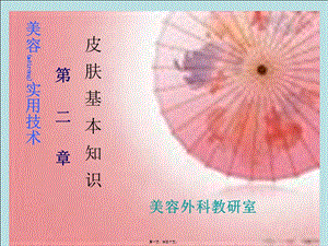 2022年醫(yī)學(xué)專題—第二章-皮膚基本知識-第一節(jié)(編輯修改稿)