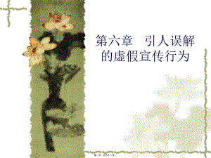 6——引人誤解的虛假宣傳(已改無錯字)