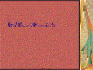 2022年醫(yī)學(xué)專(zhuān)題—腸系膜上動(dòng)脈綜合癥-預(yù)覽頁(yè)
