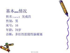 2022年醫(yī)學(xué)專(zhuān)題—腦梗塞教學(xué)查房模板ppt(參考版)