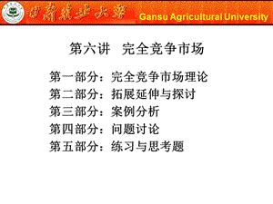 第六講完全競(jìng)爭(zhēng)市場(chǎng)-文庫(kù)吧在線文庫(kù)