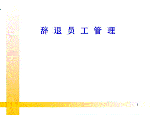 辭退員工管理教材(專業(yè)版)