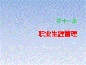 第十一章職業(yè)生涯管理309-閱讀頁(yè)