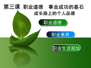 職業(yè)道德之事業(yè)成功的基石(存儲(chǔ)版)