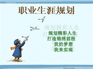 職業(yè)生涯規(guī)劃書(編輯修改稿)