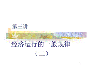 經濟運行的一般規(guī)律(1)(文件)