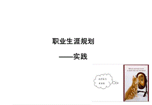 職業(yè)生涯規(guī)劃實(shí)踐篇(存儲(chǔ)版)