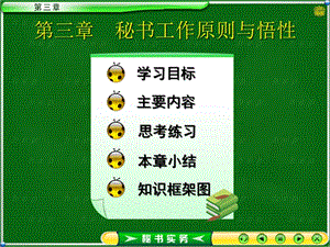 第三章秘書工作原則與悟性(參考版)