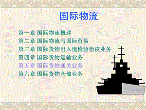 第五章國際貨物通關業(yè)務-閱讀頁