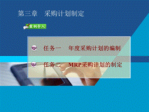 采購管理第三章采購計(jì)劃-wenkub
