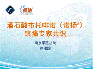 酒石酸布托啡諾(諾揚(yáng)-)鎮(zhèn)痛專家共識(shí)-徐建國(留存版)
