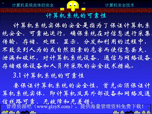 計(jì)算機(jī)系統(tǒng)實(shí)體的安全(專業(yè)版)