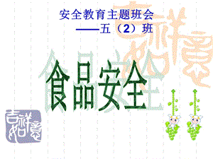 【新版】小學生食品安全主題班會(編輯修改稿)