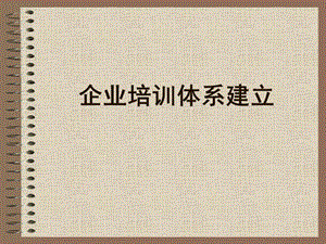 【新整理】企業(yè)培訓(xùn)體系建立-wenkub
