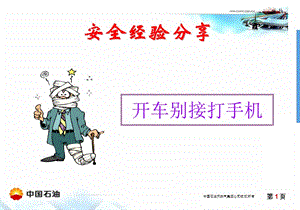 《安全驗(yàn)分享》開車別打手機(jī)-免費(fèi)閱讀