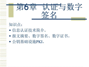 《計算機信息安全》ppt課件(參考版)