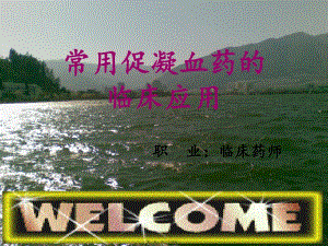 促凝血藥的合理使用(已修改)
