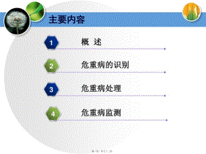 icu危重病的識別(編輯修改稿)
