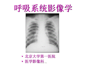 呼吸系統(tǒng)影像學(xué)第二部分(存儲(chǔ)版)