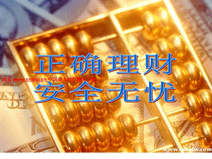 正確理財(cái)安全無憂--中國老百姓理財(cái)?shù)默F(xiàn)狀(ppt 48頁)(已改無錯(cuò)字)