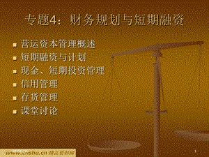 公司理財(cái)講義4(參考版)