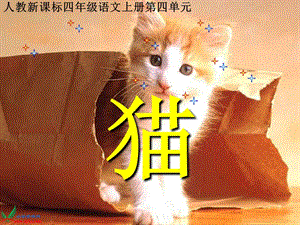 人教新課標(biāo)四年級語文上冊-貓課件(已修改)