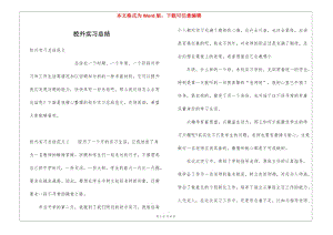 校外實(shí)習(xí)總結(jié)(專業(yè)版)